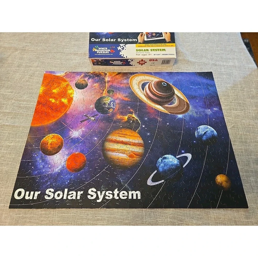 White‎ Mountain Solar System Jigsaw Puzzle 300 Pieces Item 1310A